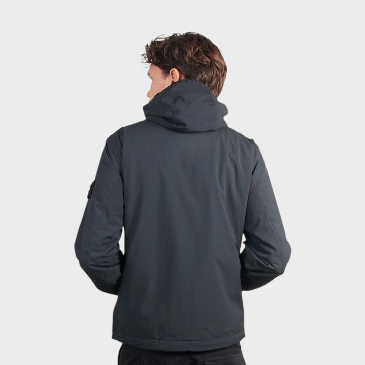 Stone Island Soft Shell-R E.Dye Technology Jakke I Sort