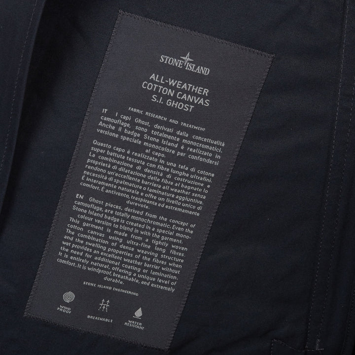 Stone Island Ghost Windproof Breathable Jacket I Navy