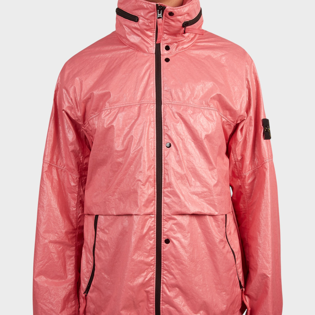 Stone Island Light Nylon 3L-TC Hooded Jakke I Pink