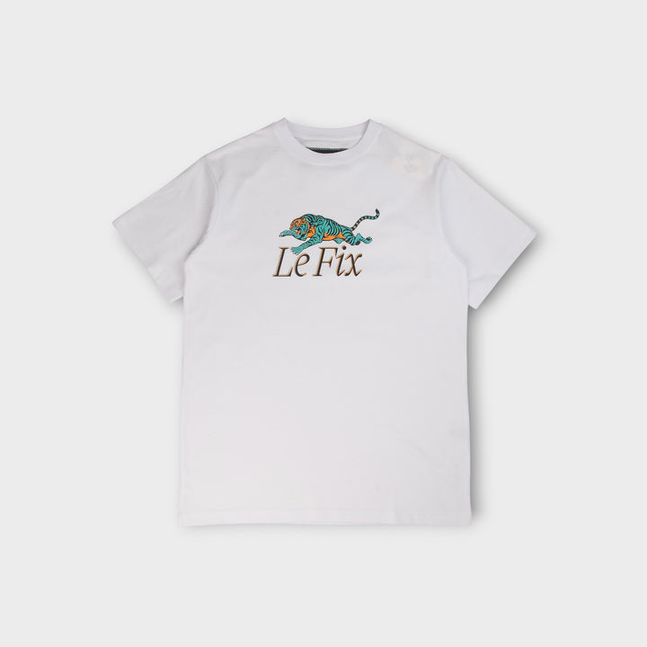Le Fix Tiger T-Shirt I Hvid