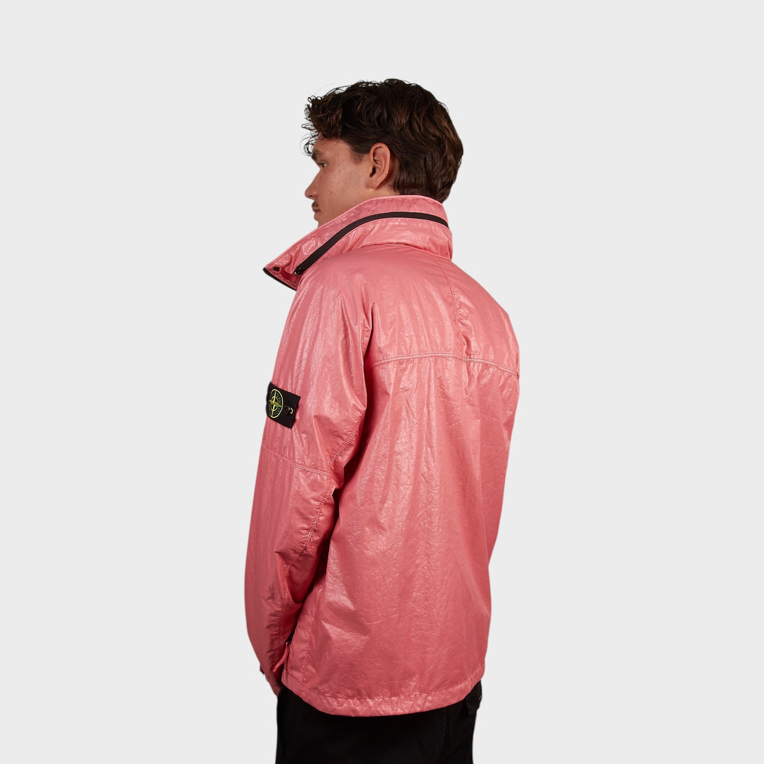 Stone Island Light Nylon 3L-TC Hooded Jakke I Pink