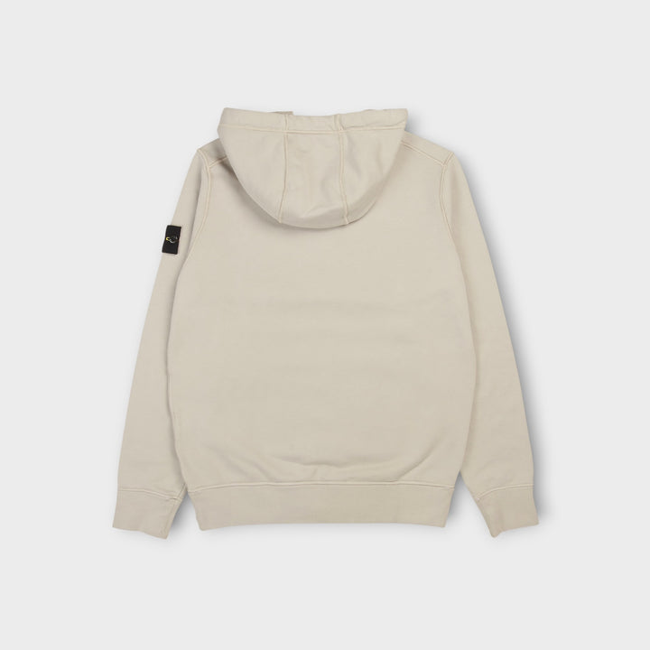Stone Island Organic Cotton Zip Hoodie I Light Grey