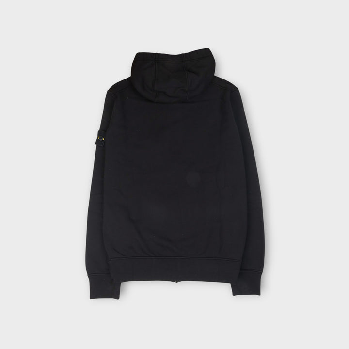 STONE ISLAND FELPA HOODIE I BLACK