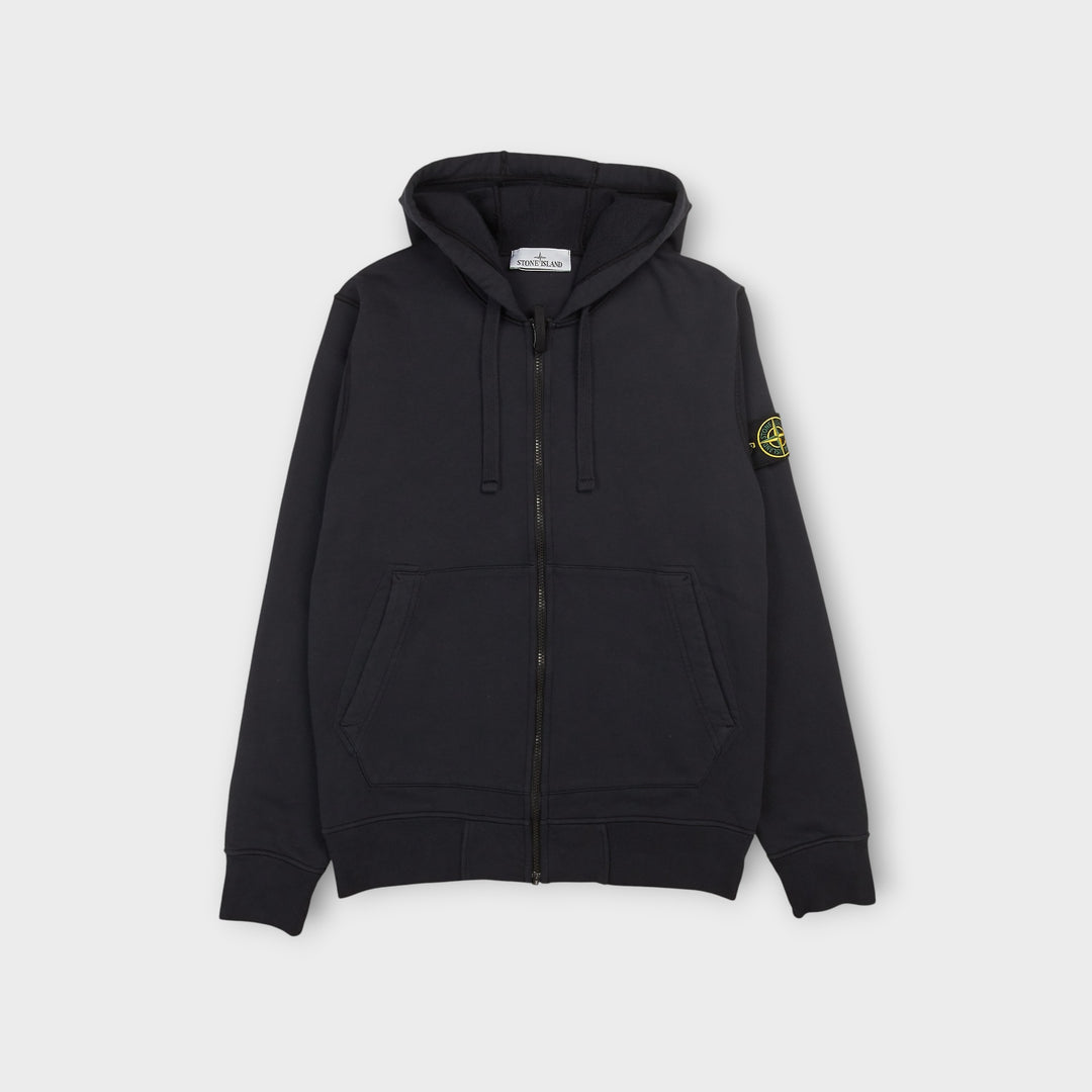 Stone Island Organic Cotton Zip Hoodie I Navy