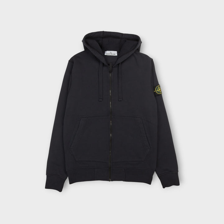 Stone Island Organic Cotton Zip Hoodie I Navy