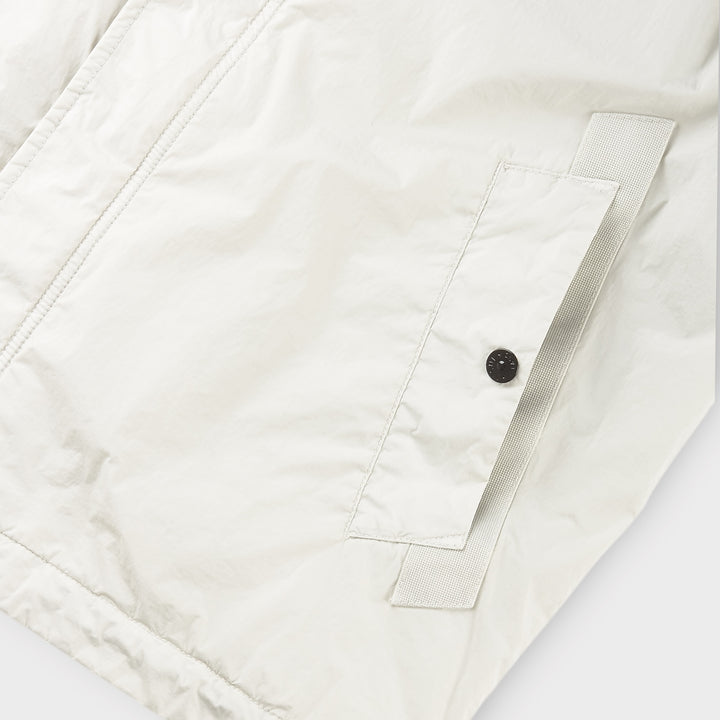 Stone Island K1S154100092 Garment Dyed Crinkle Reps Jakke I Pearl Grey