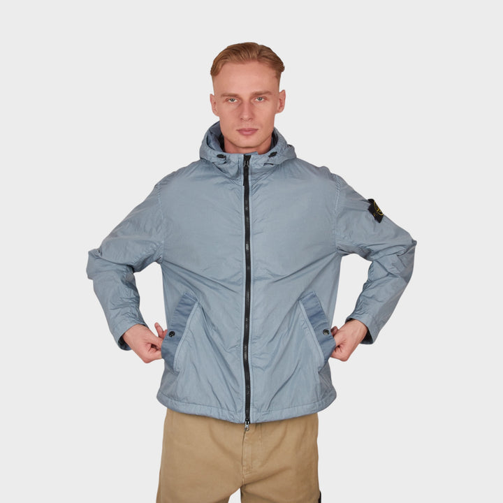 Stone Island Crinkle Reps Nylon Jacket I Avio Blue