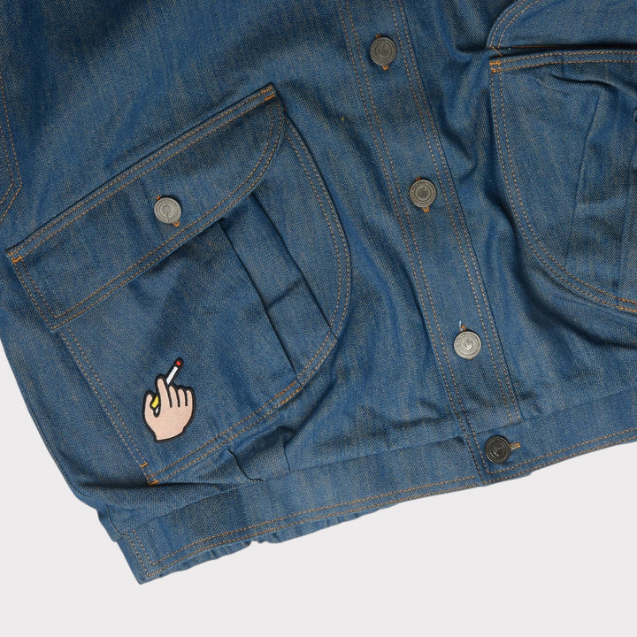 Cejf x Benny Brankovic Polako Denim Jakke I Blue