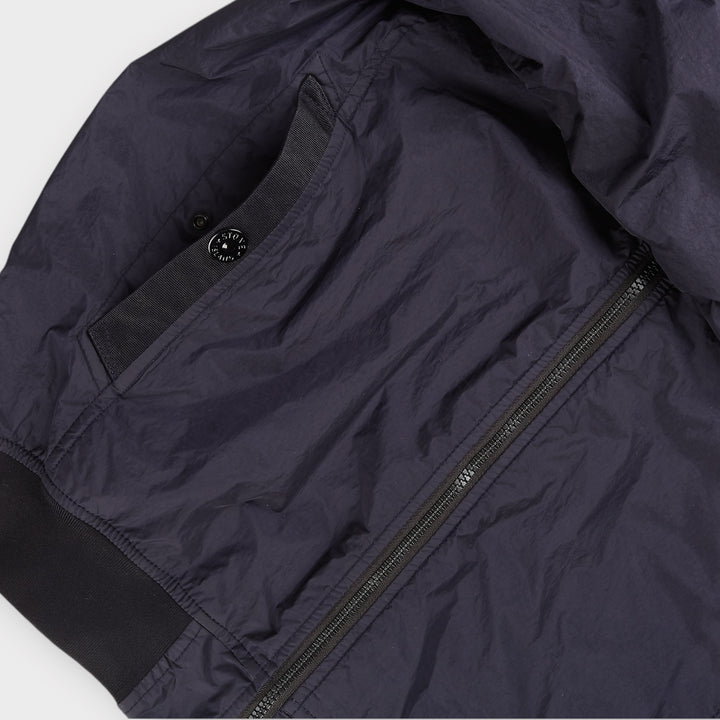 Stone Island K1S154100037 Garment Dyed Crinkle Reps Jakke I Navy