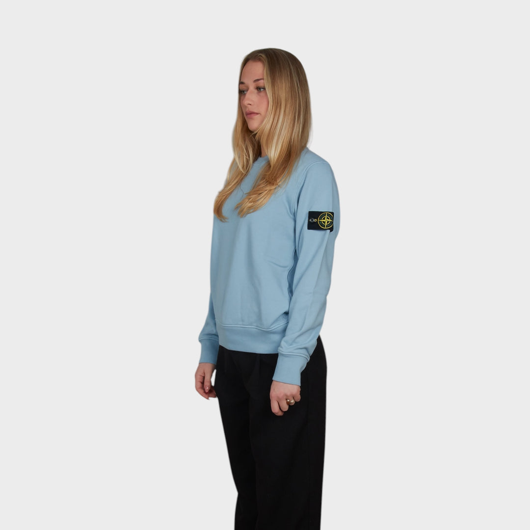 Stone Island Felpa Crewneck I Light Blue
