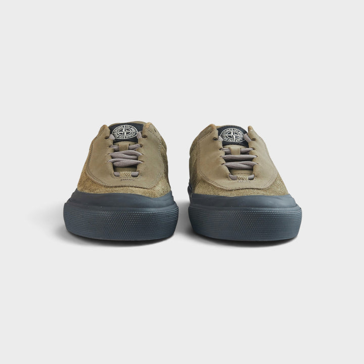 Stone Island Low top Trainers Canvas Suede I Olive