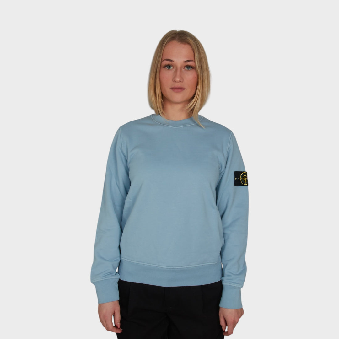 Stone Island Felpa Crewneck I Light Blue