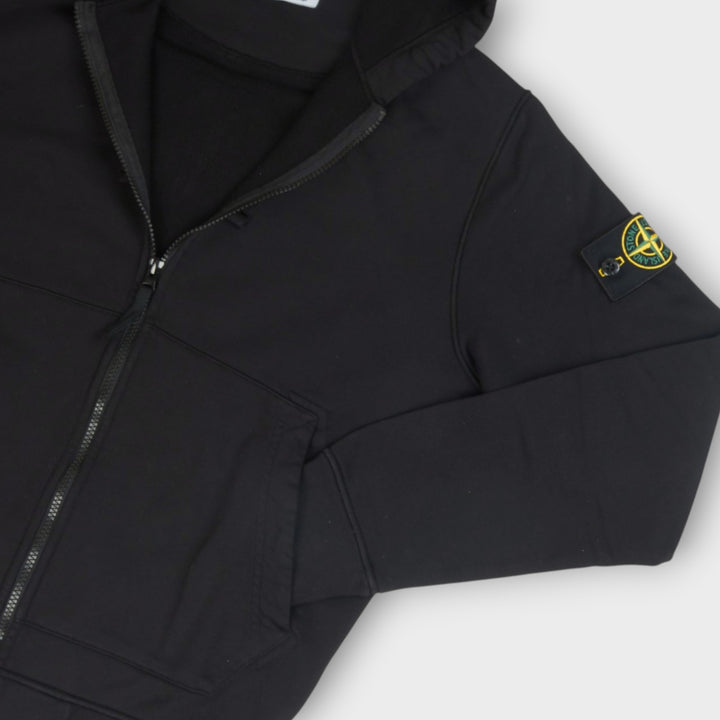 STONE ISLAND FELPA HOODIE I BLACK