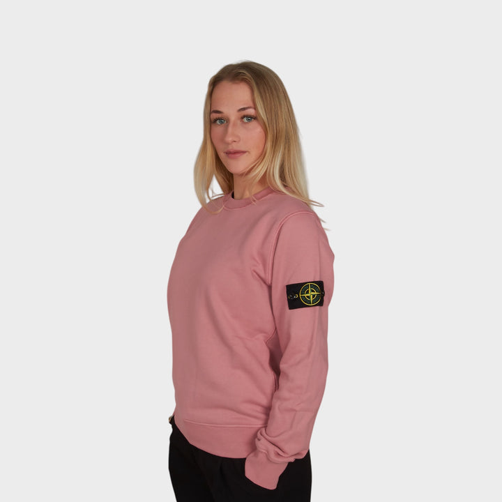 Stone Island Felpa Crewneck I Oleander