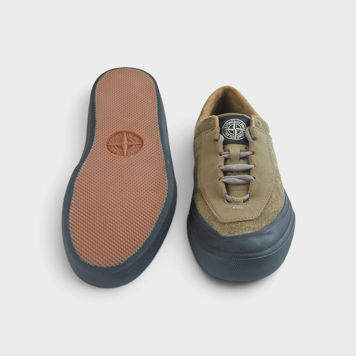 Stone Island Low top Trainers Canvas Suede I Olive
