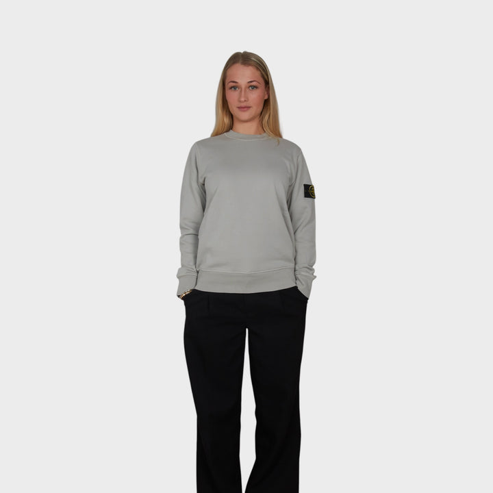 Stone Island Felpa Crewneck I Light Grey