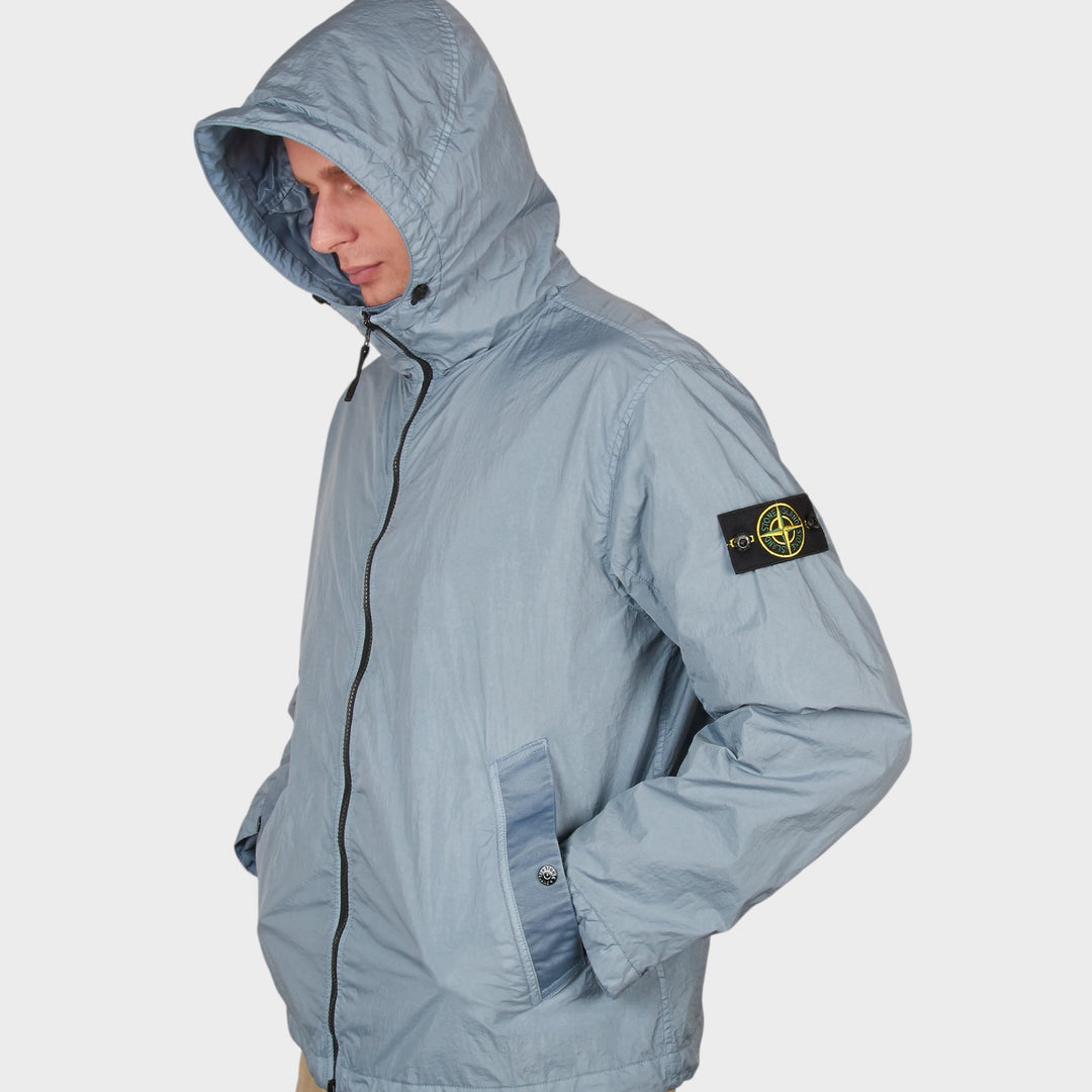 Stone Island Crinkle Reps Nylon Jacket I Avio Blue