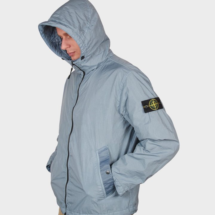Stone Island Crinkle Reps Nylon Jacket I Avio Blue