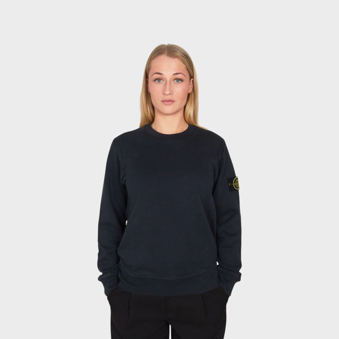 Stone Island K1S156100044 Felpa Crewneck In Navy