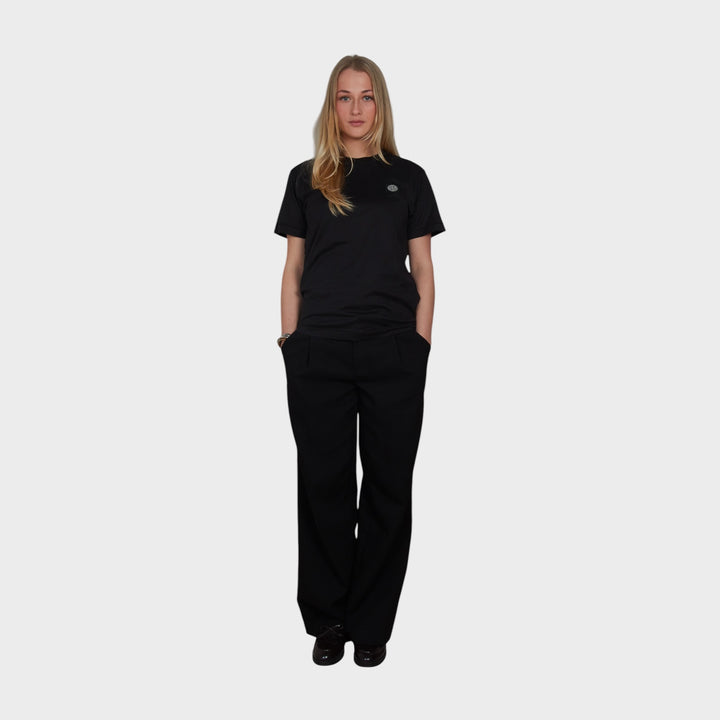 Stone Island Klassisk T-Shirt I Sort