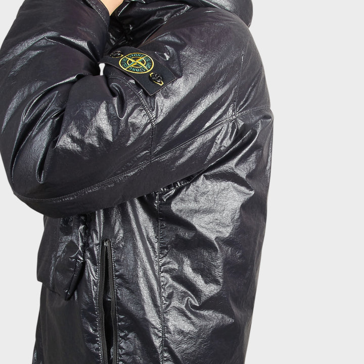 Stone Island Light Nylon 3L-TC Jakke I Sort