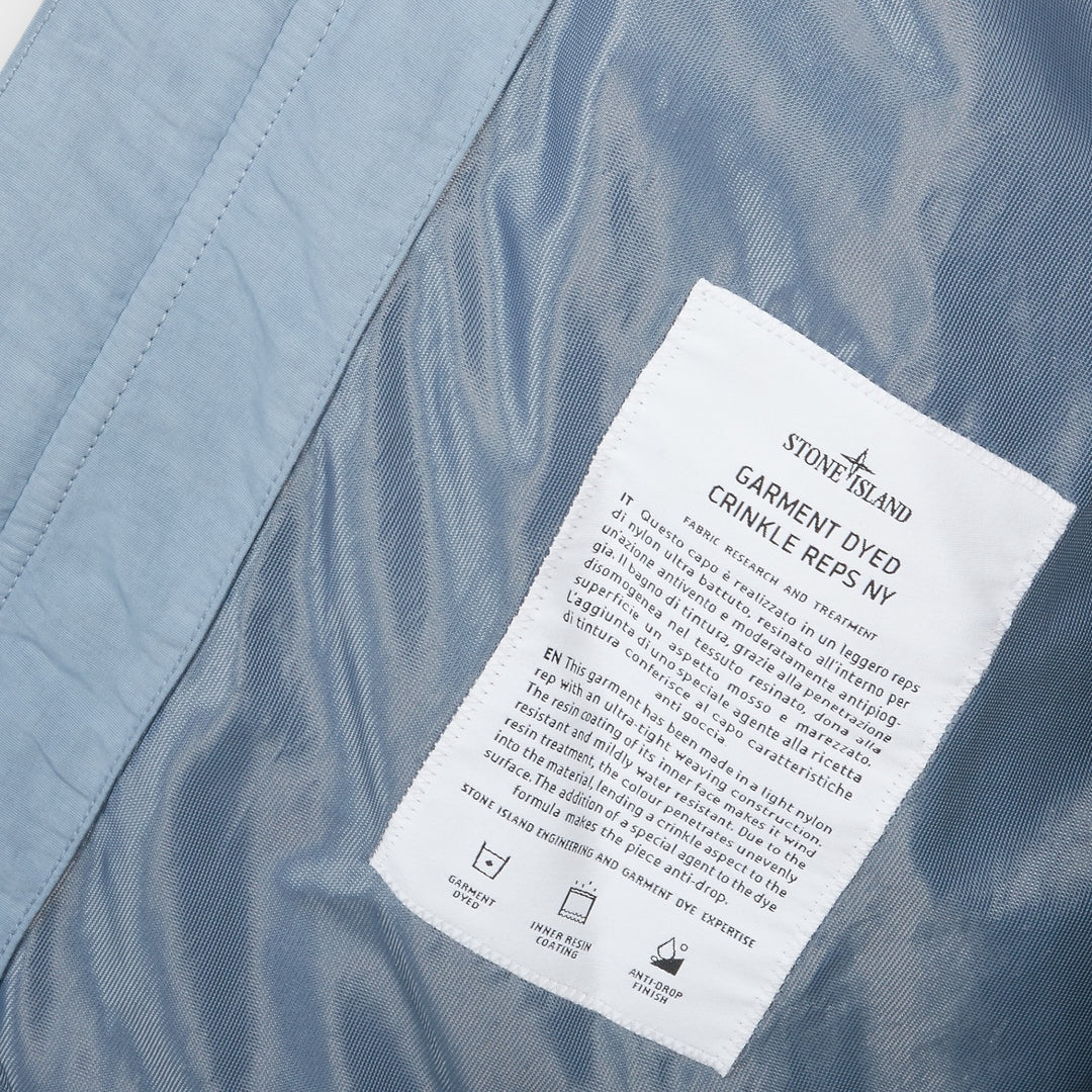 Stone Island Crinkle Reps Nylon Jacket I Avio Blue