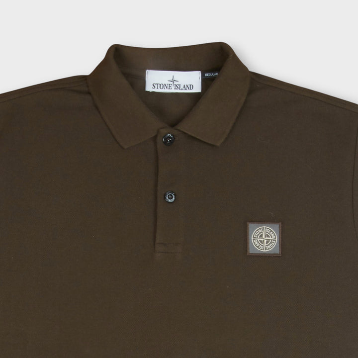 Stone Island Compass Patch Kortærmet Polo I Army