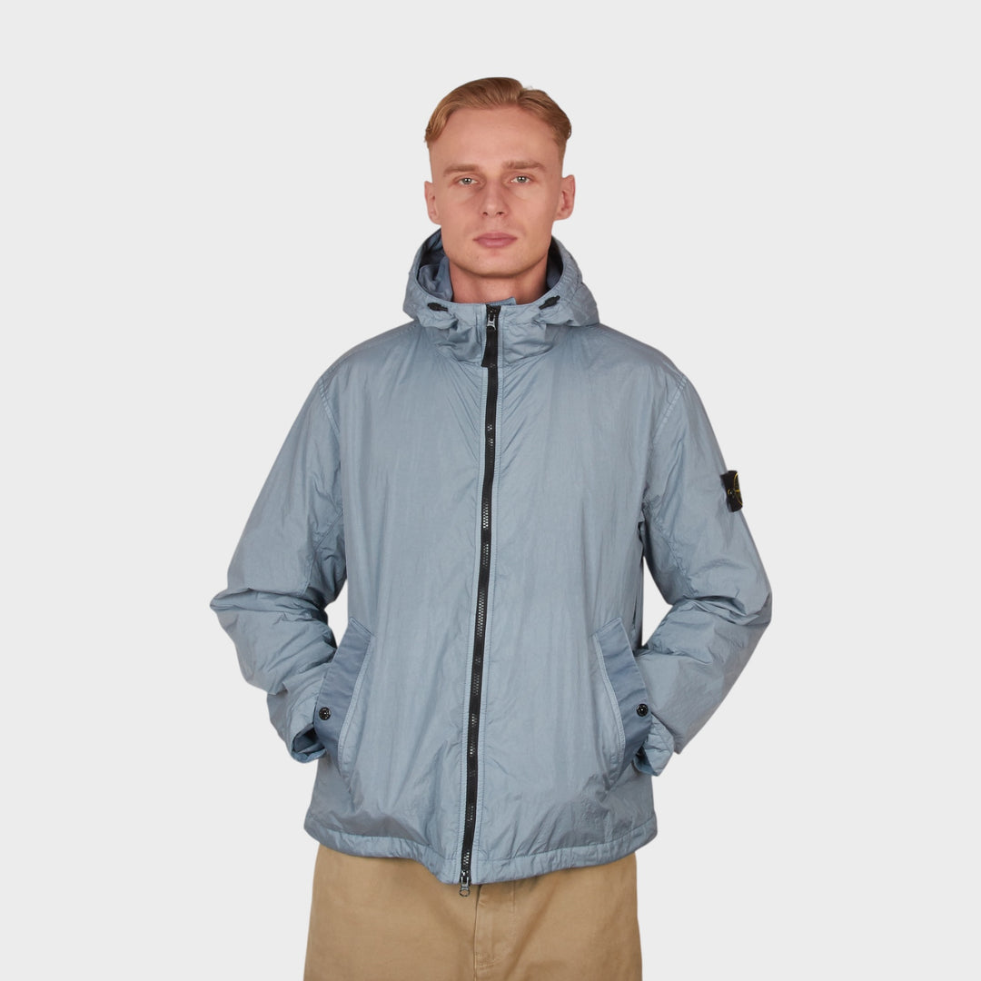Stone Island Crinkle Reps Nylon Jacket I Avio Blue