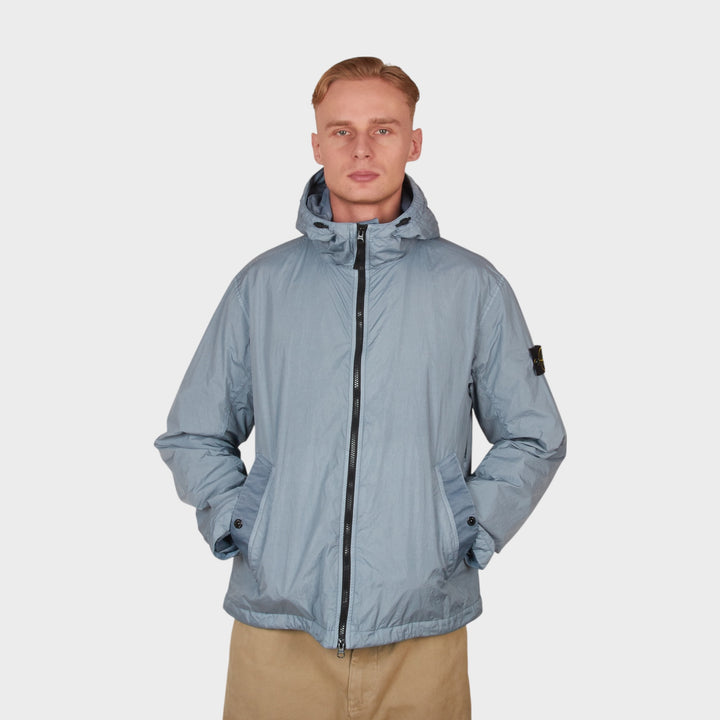 Stone Island Crinkle Reps Nylon Jacket I Avio Blue