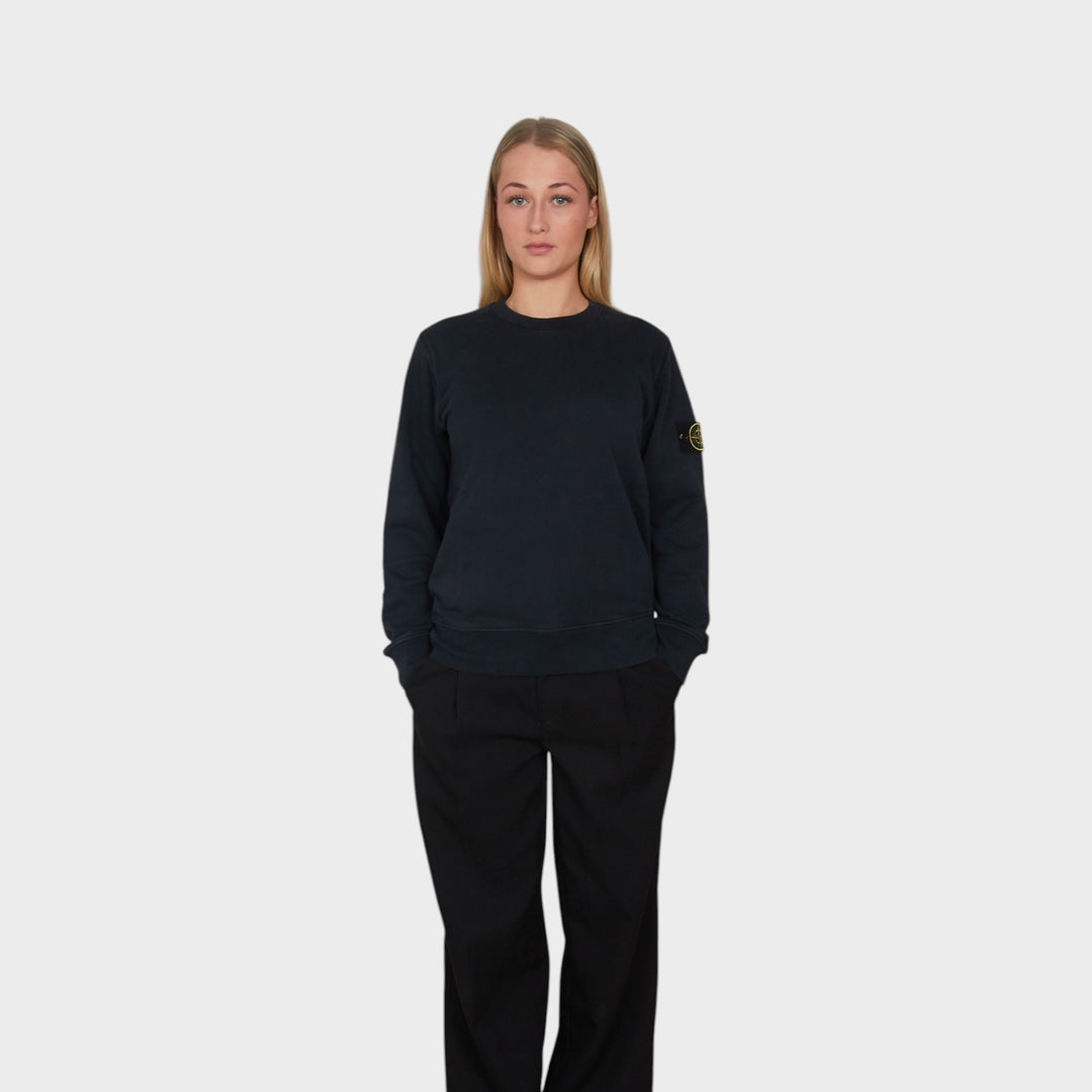 Stone Island K1S156100044 Felpa Crewneck In Navy
