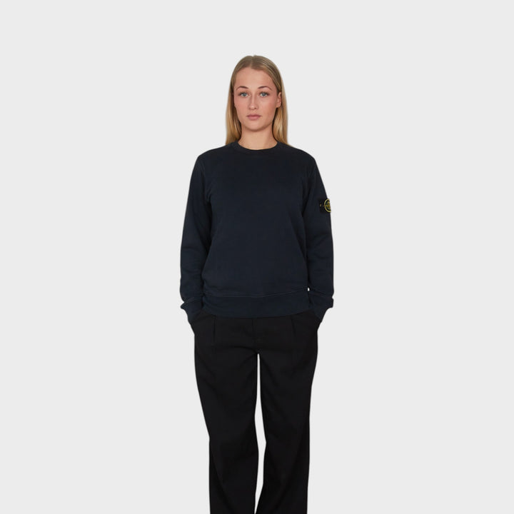 Stone Island K1S156100044 Felpa Crewneck In Navy