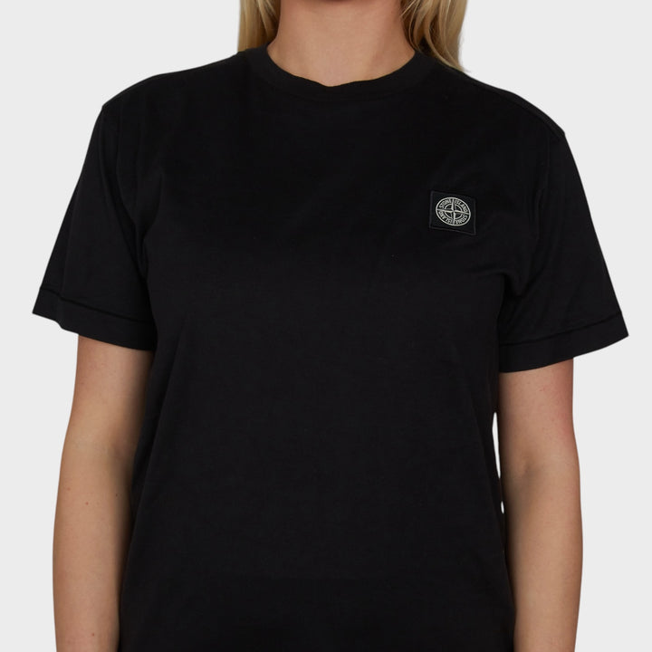 Stone Island Klassisk T-Shirt I Sort