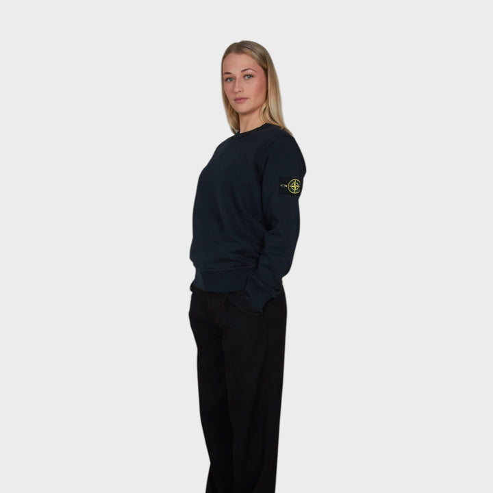Stone Island K1S156100044 Felpa Crewneck In Navy