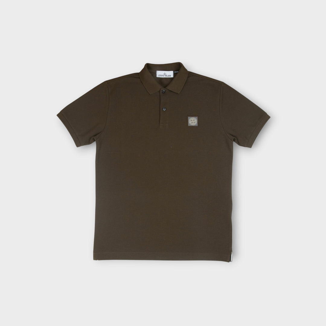 Stone Island Compass Patch Kortærmet Polo I Army