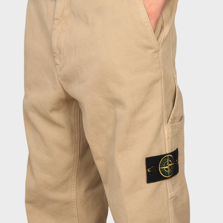 Stone Island Panama Cotton Pants I Sand