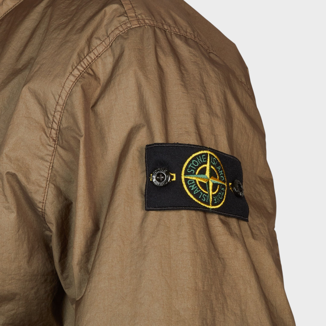 Stone Island Membrana 3L TC Long Hooded Coat I Military Green