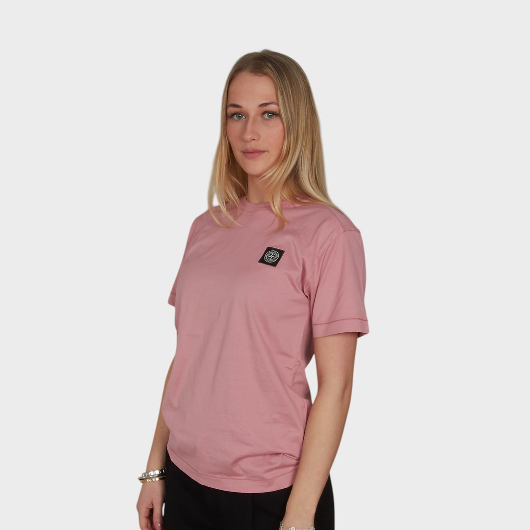 Stone Island Compass Patch T-shirt I Oleander