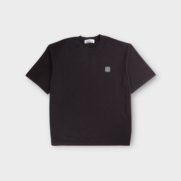 Stone Island K1S152100034 Box Logo T-shirt I Sort