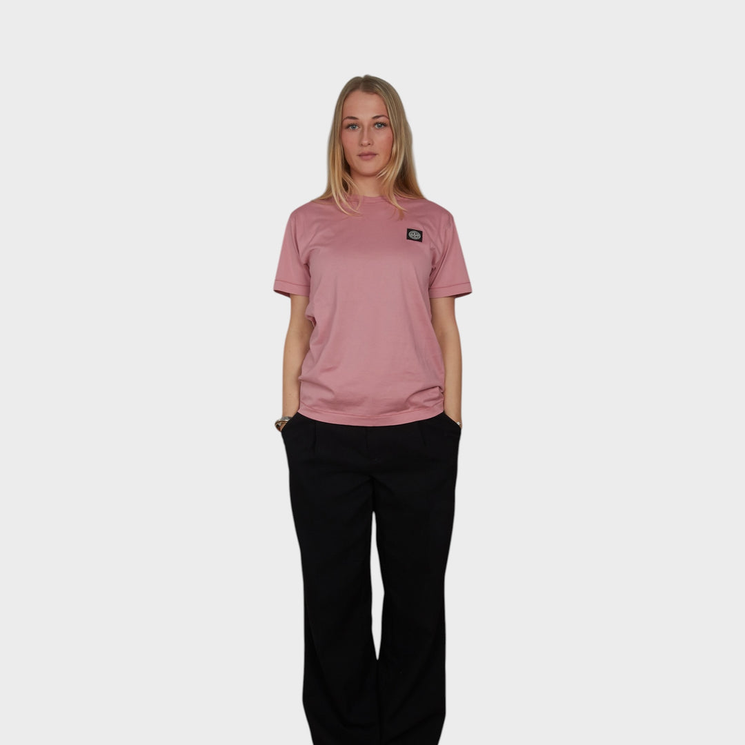 Stone Island Compass Patch T-shirt I Oleander