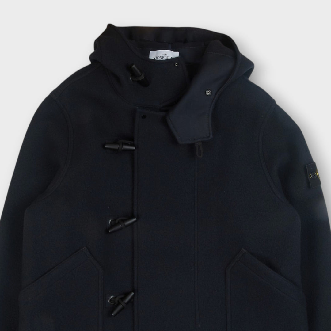 Stone Island Heavy Melton Jakke I Navy