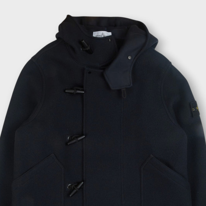 Stone Island Heavy Melton Jakke I Navy
