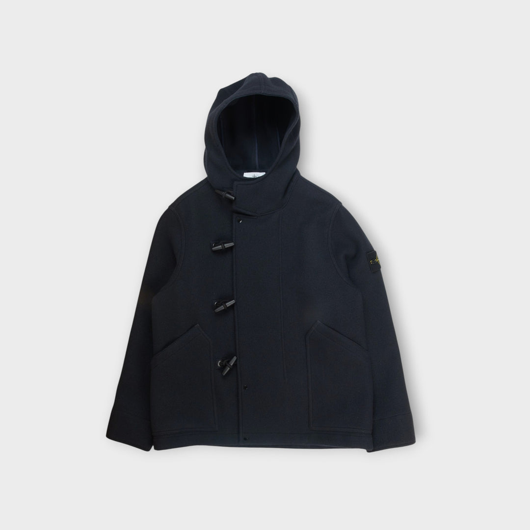 Stone Island Heavy Melton Jakke I Navy
