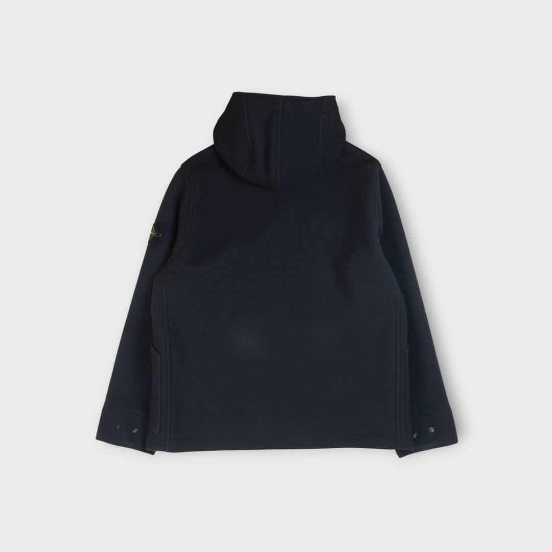 Stone Island Heavy Melton Jakke I Navy