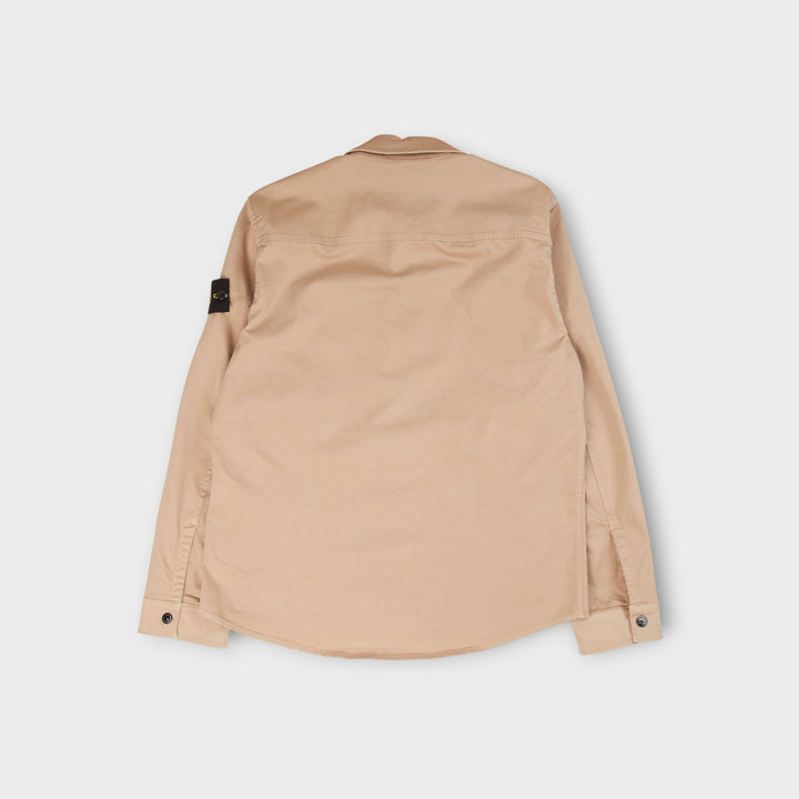 Stone Island Organic Cotton Canvas Overshirt I Desert