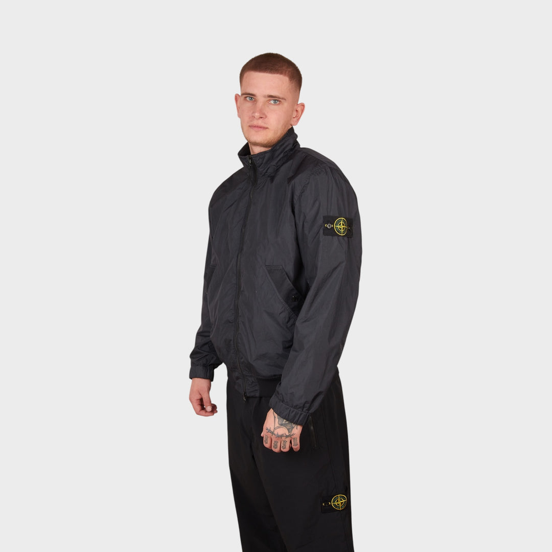 Stone Island Crinkle Reps Nylon Jacket I Navy
