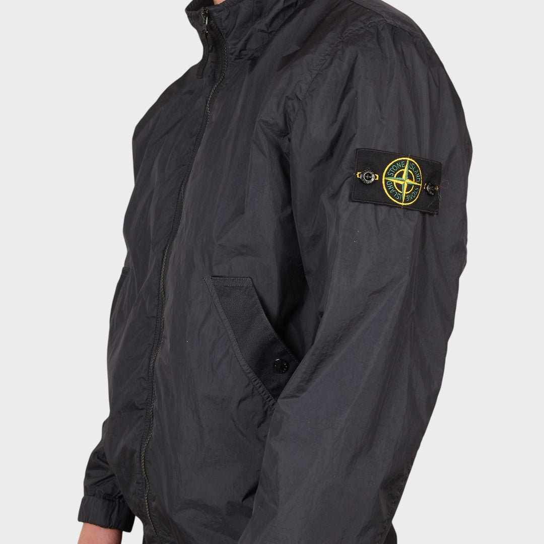 Stone Island Crinkle Reps Nylon Jacket I Navy