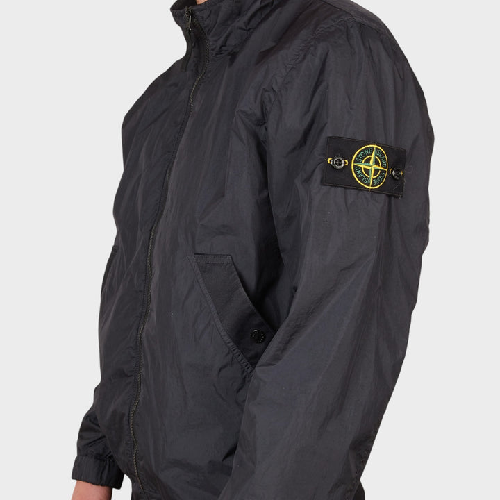 Stone Island Crinkle Reps Nylon Jacket I Navy