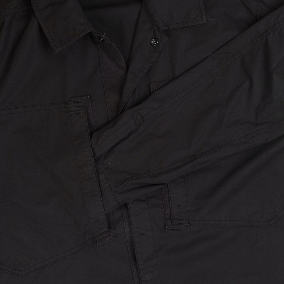 Stone Island Stretch Cotton Zip-Up Overshirt I Sort