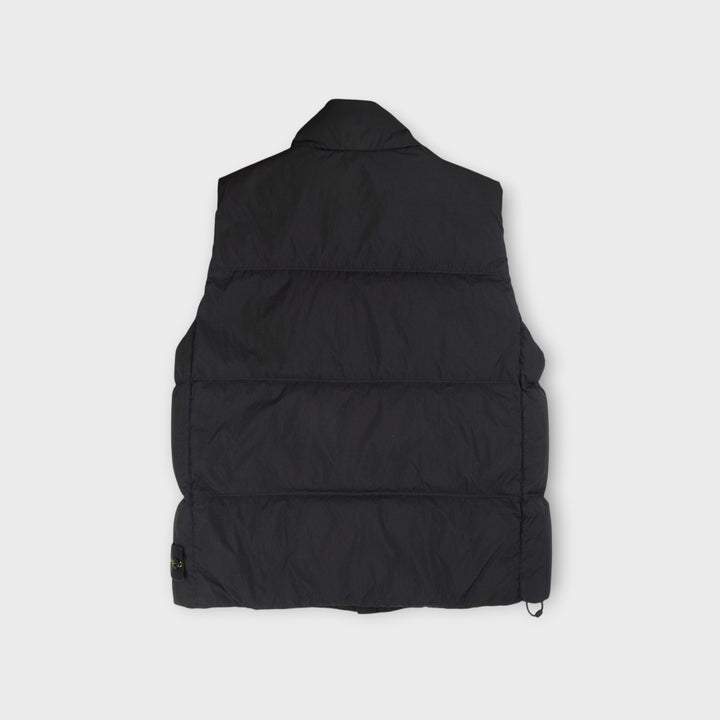 Stone Island Wind-Resistant Crinkle Reps Nylon Vest I Sort
