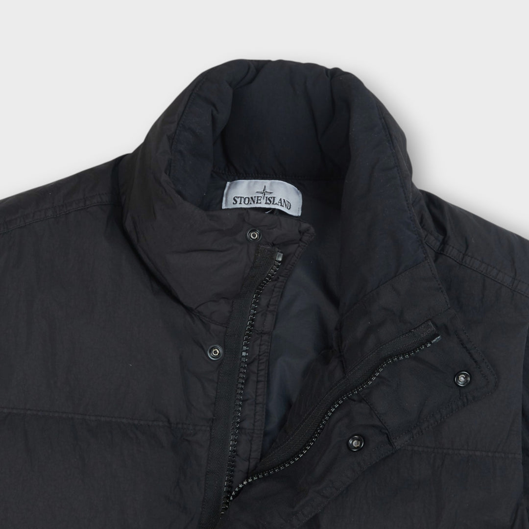 Stone Island Wind-Resistant Crinkle Reps Nylon Vest I Sort
